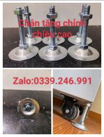 Chân tăng chiều cao, chân đế inox , chân đế chịu lực.jpg